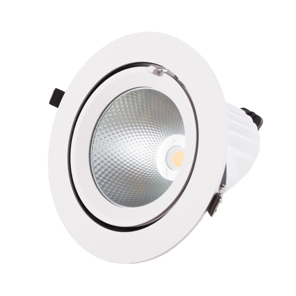 Foco Downlight LED 40W 6000Lm 2700ºK Circular Orientable 40.000H [HO-COB-C-OR-40W-WW]