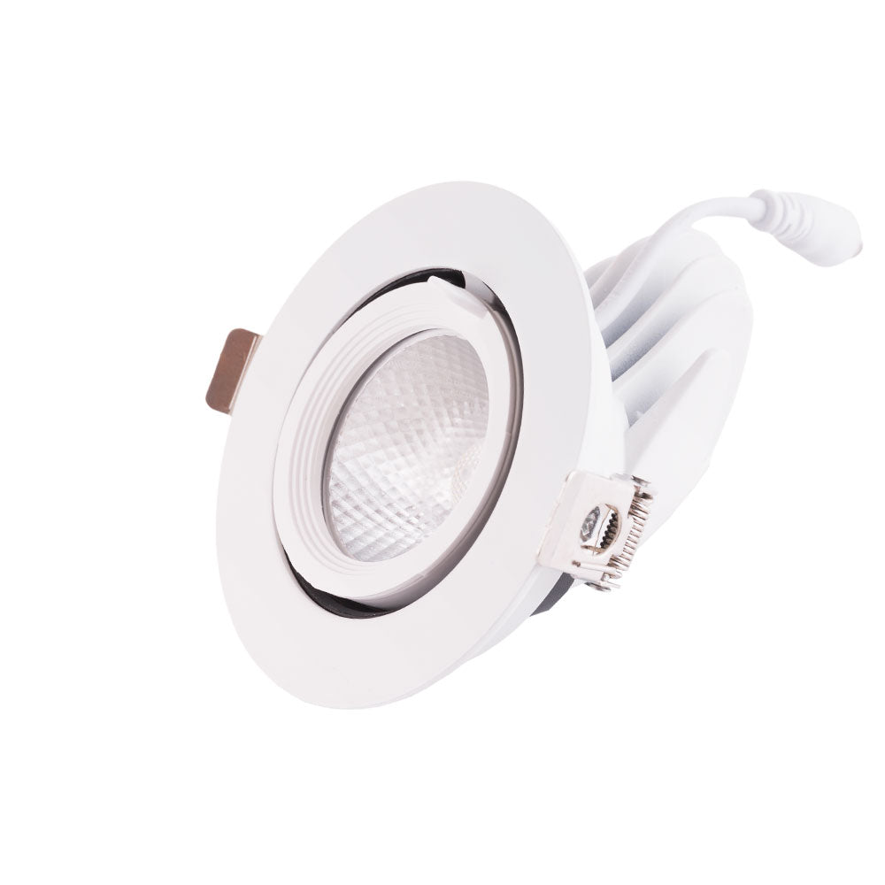 Foco Downlight LED 7W 1050Lm 2700ºK Circular Orientable 40.000H [HO-COB-C-OR-7W-WW]