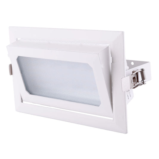Foco Downlight LED 30W 5000Lm 2700ºK Rectangular Orientable 40.000H [HO-COB-R-OR-30W-WW]