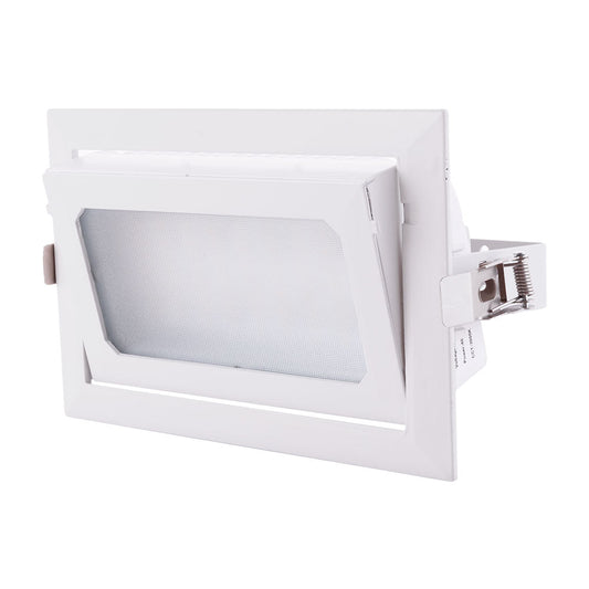 Foco Downlight LED 40W 6600Lm 2700ºK Rectangular Orientable 40.000H [HO-COB-R-OR-40W-WW]