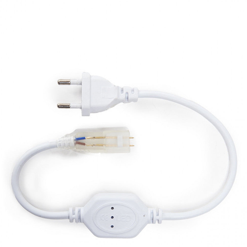 Enchufe Conector Tira LED SMD3528 220VAC IP65 [HO-ENCHUFE-IP653528]