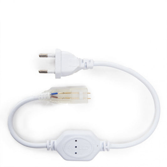 Enchufe Conector Tira LED SMD5050 220VAC IP65 [HO-ENCHUFE-IP65]