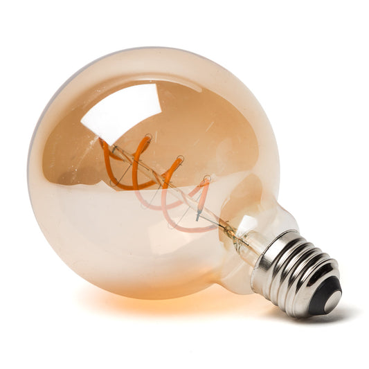 Bombilla LED E27 4W 380Lm 2000ºK Filamento 40.000H   [HO-G95-4W-R]
