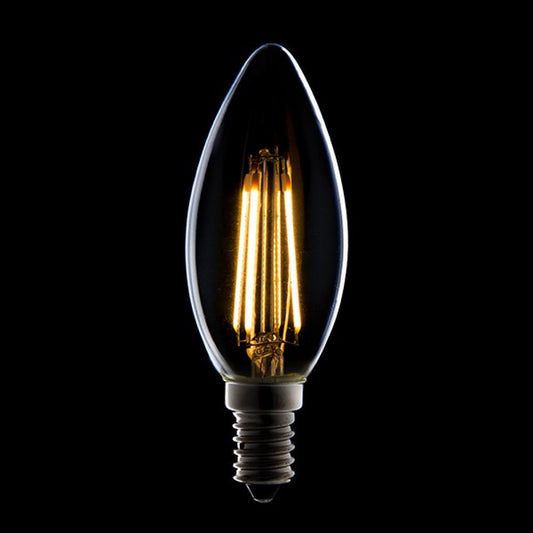 Bombilla LED E14 4W 273Lm 2000ºK Filamento 40.000H [HO-J14DHA42-WW]