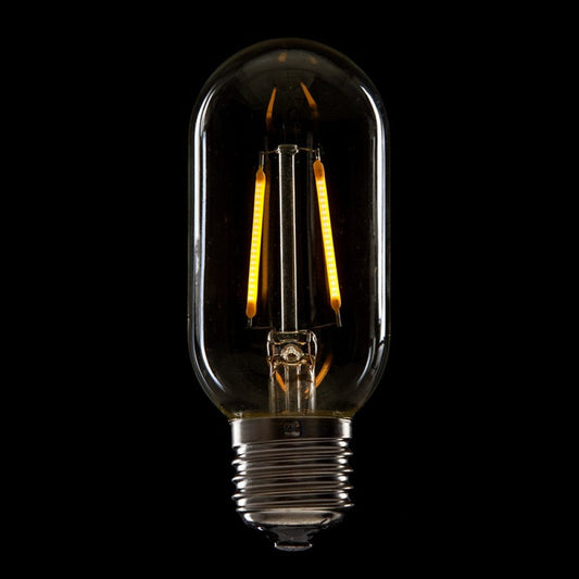 Bombilla LED E27 2W  144Lm 2000ºK Filamento T45 40.000H   [HO-LF-T45-E27-2W-WW]