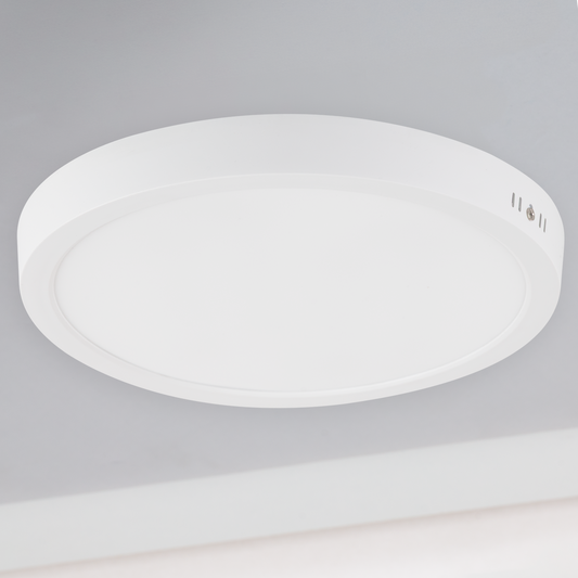 Plafón de Superficie LED 100Lm/W 24W 2400Lm 4000ºK IP20 [HO-PLC-24W-2400LM-W]