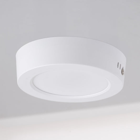 Plafón de Superficie LED 100Lm/W 6W 600Lm 4000ºK IP20 [HO-PLC-6W-600LM-W]