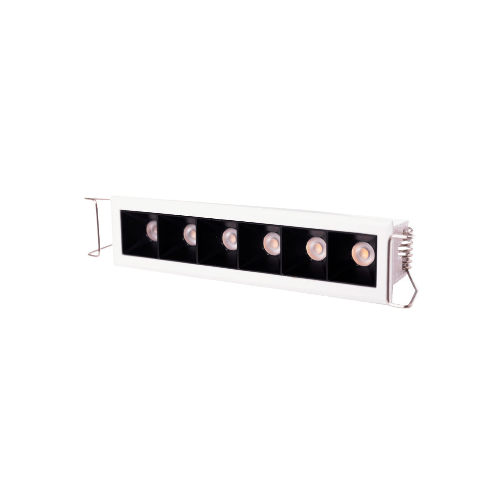 Foco Downlight LED 8W 575Lm 2700ºK Rectangular PRO SMD3030 50.000H [JW-8W-M-WW]