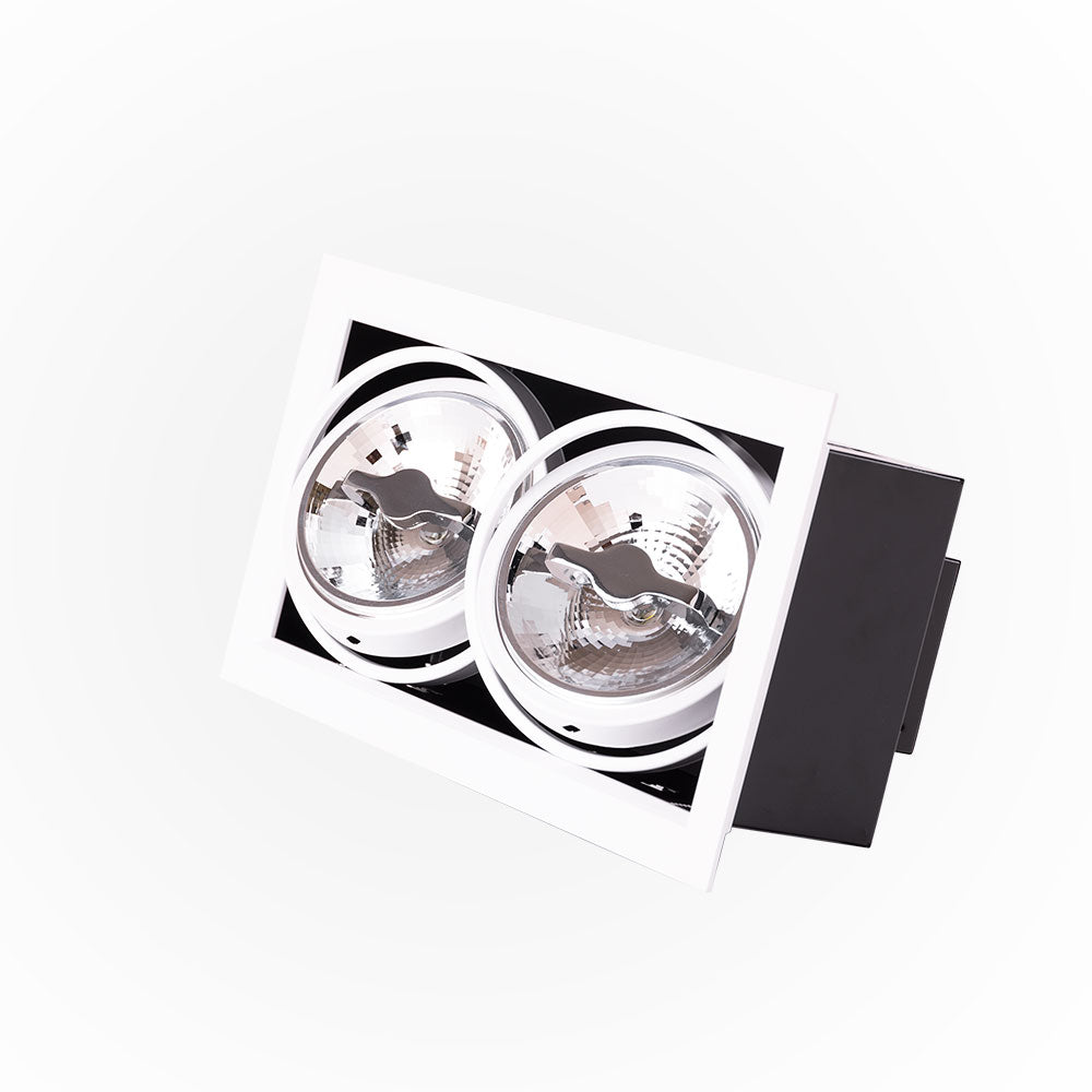 Foco Downlight Cardan LED  24W 2246Lm 2700ºK CREE RA►90 40.000H [JW-CAR-LED-2x12W-WW]