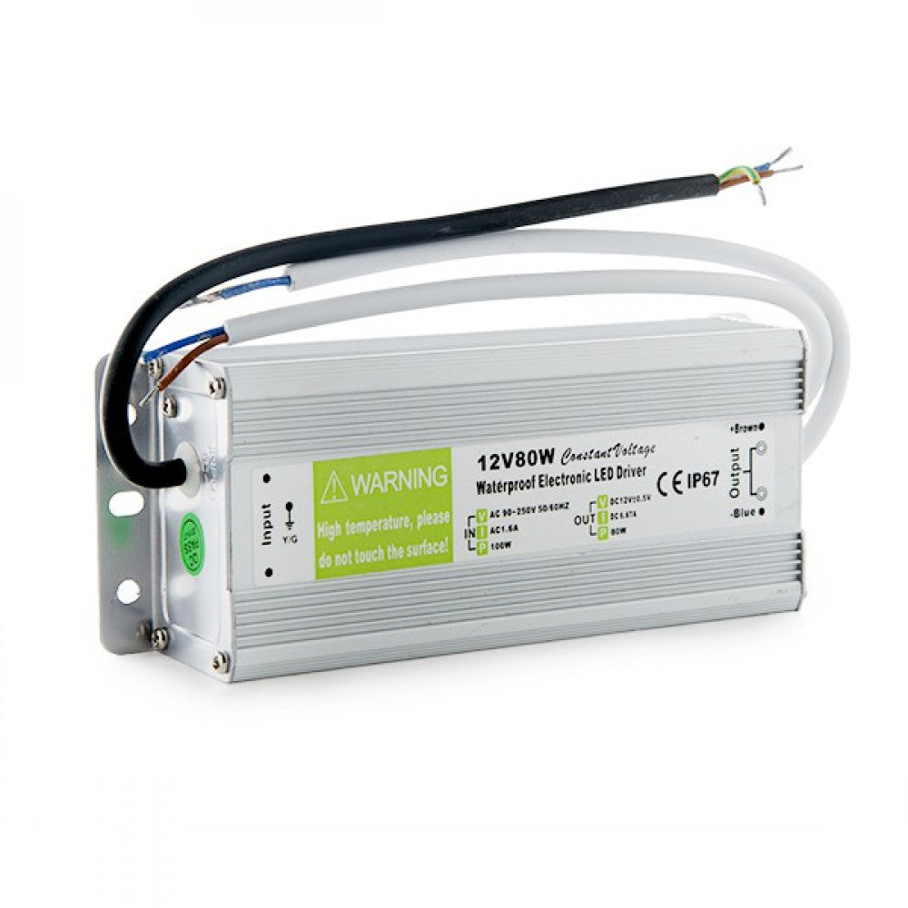 Transformador LED 80W 230VAC/12VDC IP67