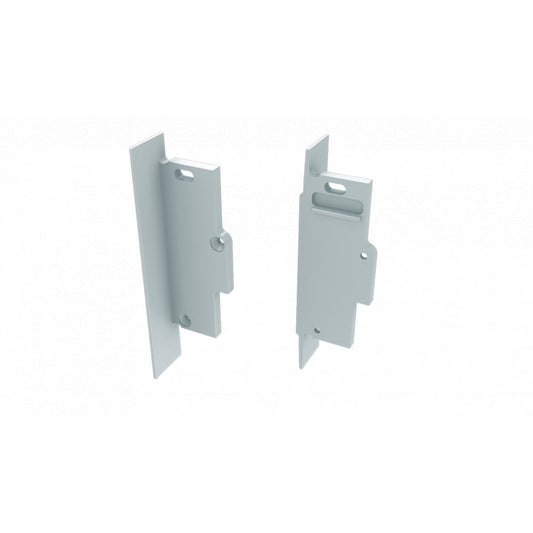 Tapón Final Perfíl Tipo TIANO Empotrado - Aluminio - Blanco - Derecha - Con Agujero
