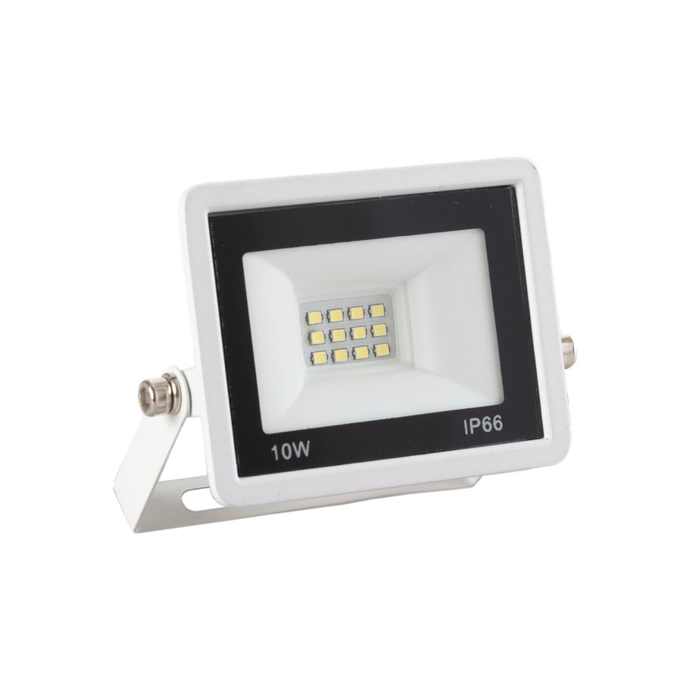 Foco Proyector LED 10W 800Lm 6000ºK IP66 Regulable 60,000H Acabado Blanco [LM-6001-W-CW]