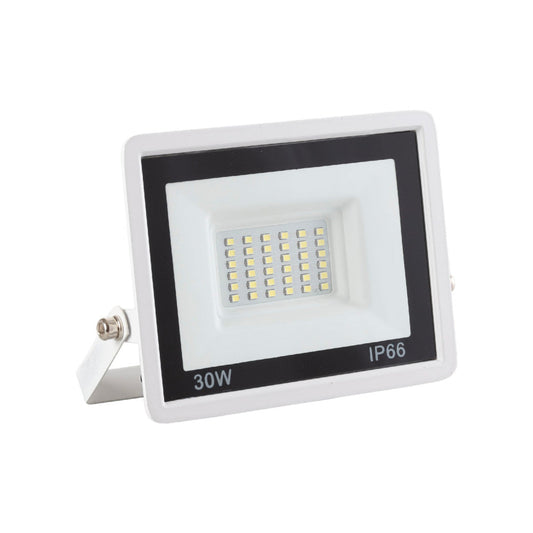 Foco Proyector LED 30W 2.400Lm 6000ºK IP66 Regulable 60,000H Acabado Blanco [LM-6004-W-CW]
