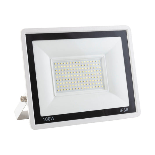 Foco Proyector LED 100W 8.000Lm 6000ºK IP66 Regulable 60,000H Acabado Blanco [LM-6010-W-CW]