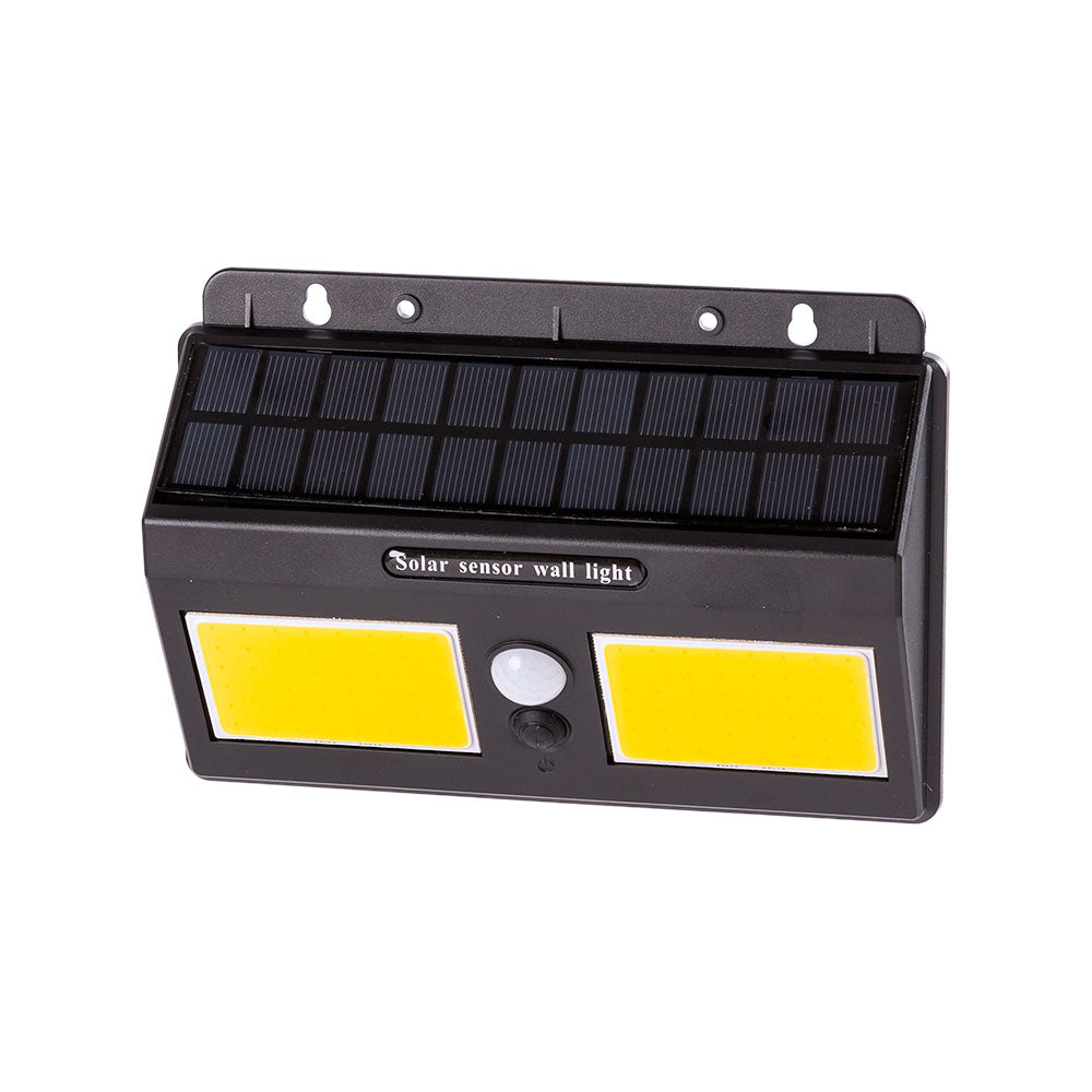 Aplique Solar LED IP65 Sensor Batería: 3,7V 1.200Ma [LUM-YC-SW8019-COB