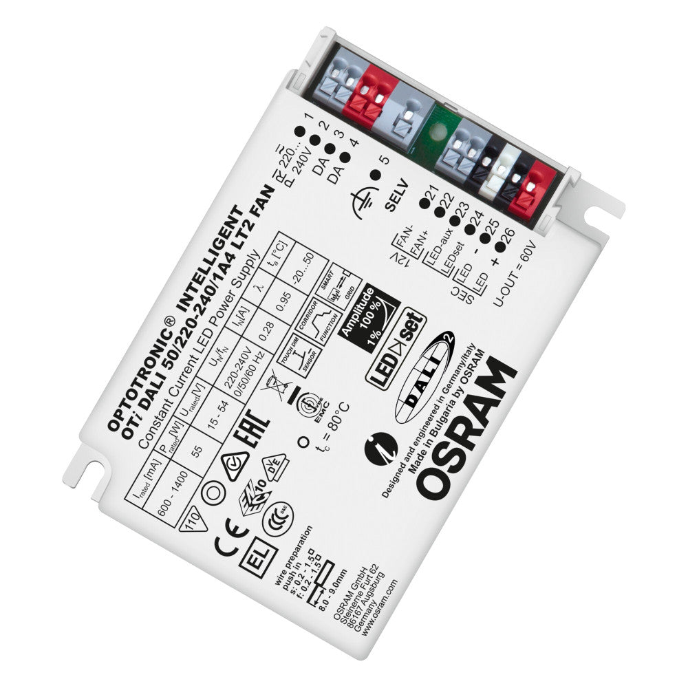 [LVE-4052899488182] Driver LED Osram   OptoTronic OTI DALI CC OTI DALI50/220-240/1A4LT2FANDIM