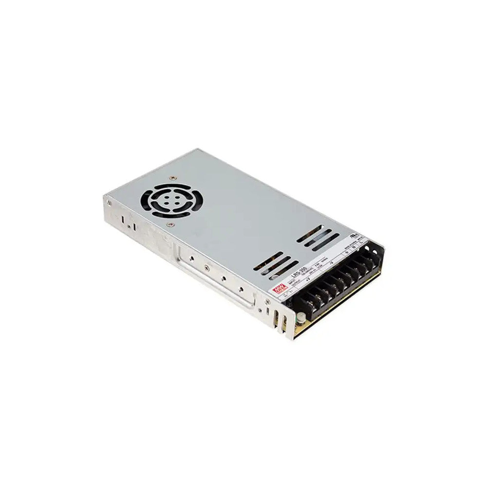 LRS-350-15  Transformador MEANWELL Entrada 90-132/180-264VAC Salida 15VDC 23,2A, 348W Aislamiento 3000VAC Sin PFC