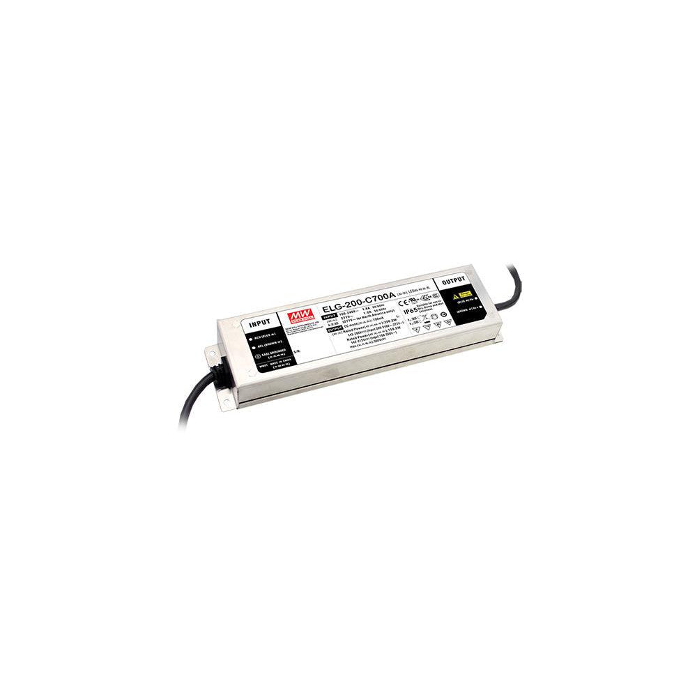 XLG-200-12-A IP67 Driver MEANWELL Potencia Constante Entrada 100-305VAC Salida 12VDC 16A 192W PFC   Potenciometro