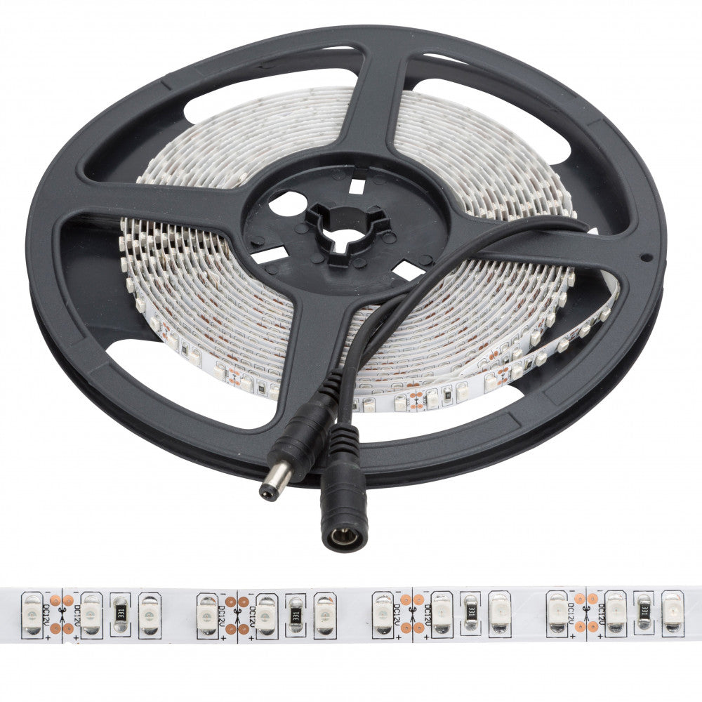 Tira de 600 LEDs 48W 2.400Lm CRI85 6000ºK SMD3528 12VDC x5M 40.000H [PL219005W]-Blanco