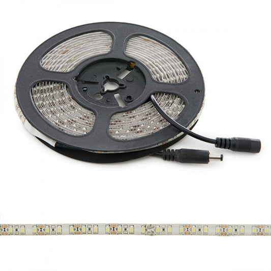 Tira de 600 LEDs 48W 2.400Lm SMD3528 12VDC IP65 x5M 40.000H [PL219006R]-Rojo