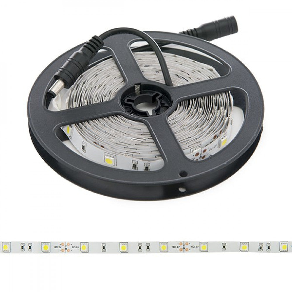Tira de 150 LEDs 36W 1974Lm CRI85 2700ºK SMD5050 12VDC x5M 40.000H [PL219007WW]-Blanco Cálido