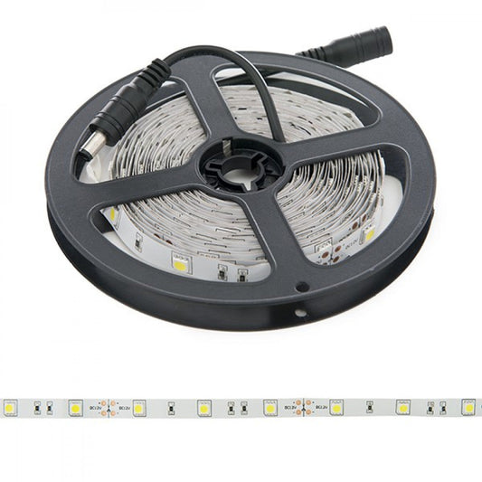 Tira de 150 LEDs 36W 1974Lm CRI85 2700ºK SMD5050 12VDC x5M 40.000H [PL219007WW]-Blanco Cálido