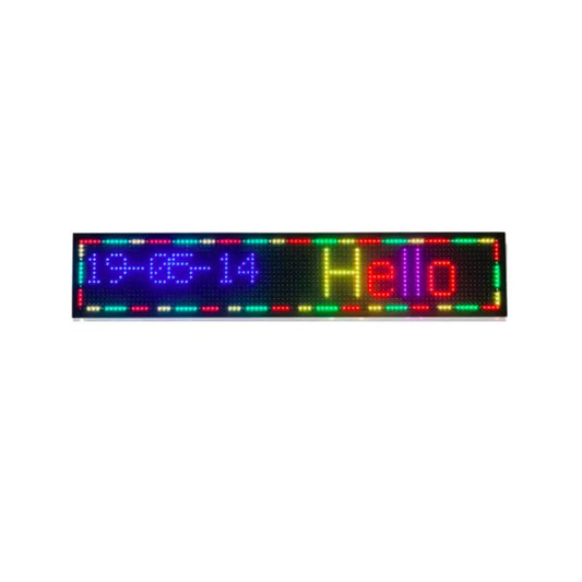 Rótulo LED programable multicolor RGB grande