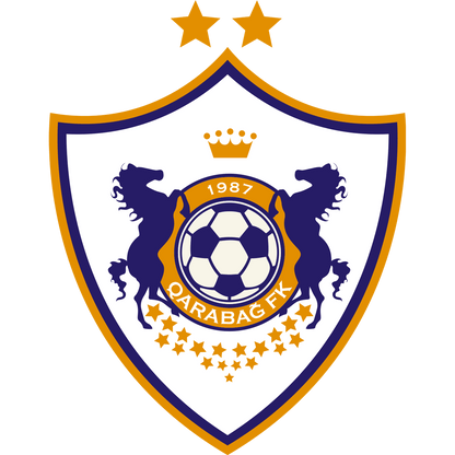 Escudo de futbol  FK Qarabag Club, Diseño con medidas metacrilato 40x35cm aproximadamente dependiendo el diseño del escudo con neon led,metacrilato y vinilo color.Alimentacion 12v,cable 2m y cadena para colgar en pared incluido.