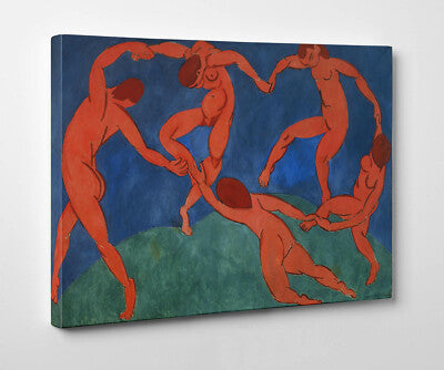 Obras de arte en neon metacrilato y neón led La Danza de Matisse con medidas aproximadamente 60x60cm alimentación 12v