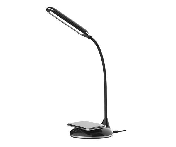 Lampara de mesa Led 5W Ledia Na0232 + Cargador rapido inalámbrico Qi  5w / Negro / Mtk / 2002322