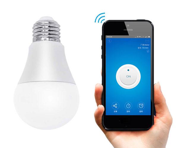 Bombilla Wifi Inteligente R4005 Blanca / E27 / 7w / 600 Lumens Regulable / A+