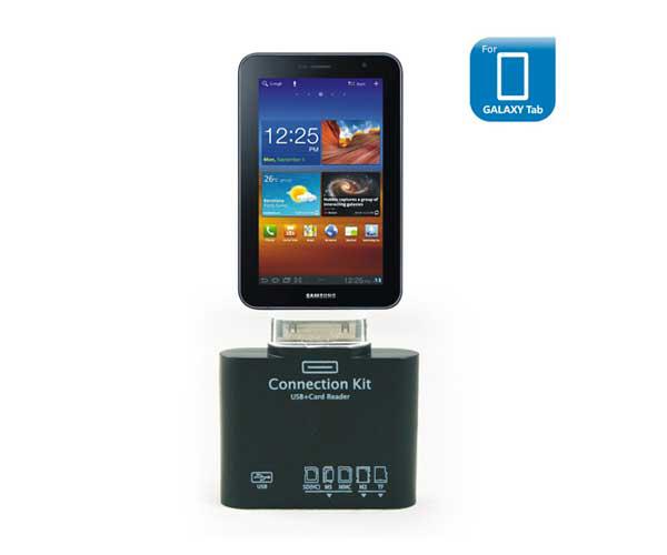 Lector y  hub USB para Samsung tab Galaxy new mode