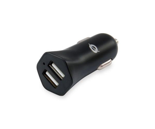 Cargador de coche-mechero Usb x2 / 12w / Carden03b / Conceptronic