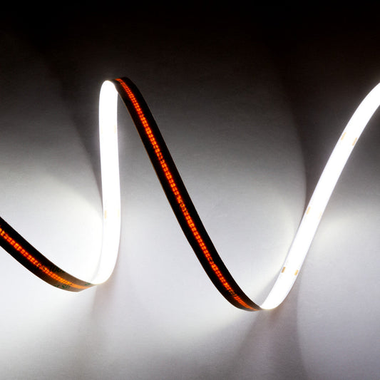 Tira LED COB 5M 12W/M 960Lm/M 2700ºK IP20 24VDC [SKY-FSLCOB-480L-10mm-WW]