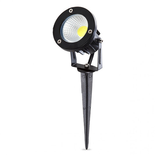 Foco LED Jardines 7W  589Lm 2700ºK Pincho 50.000H [SL-CPDC09-7W-WW]