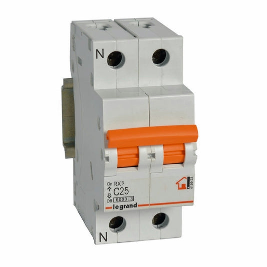 LEGRAND-Magnetotérmico Rx³ - 1P+N - 230 V~ - 25A - Curva C [SON-419928]