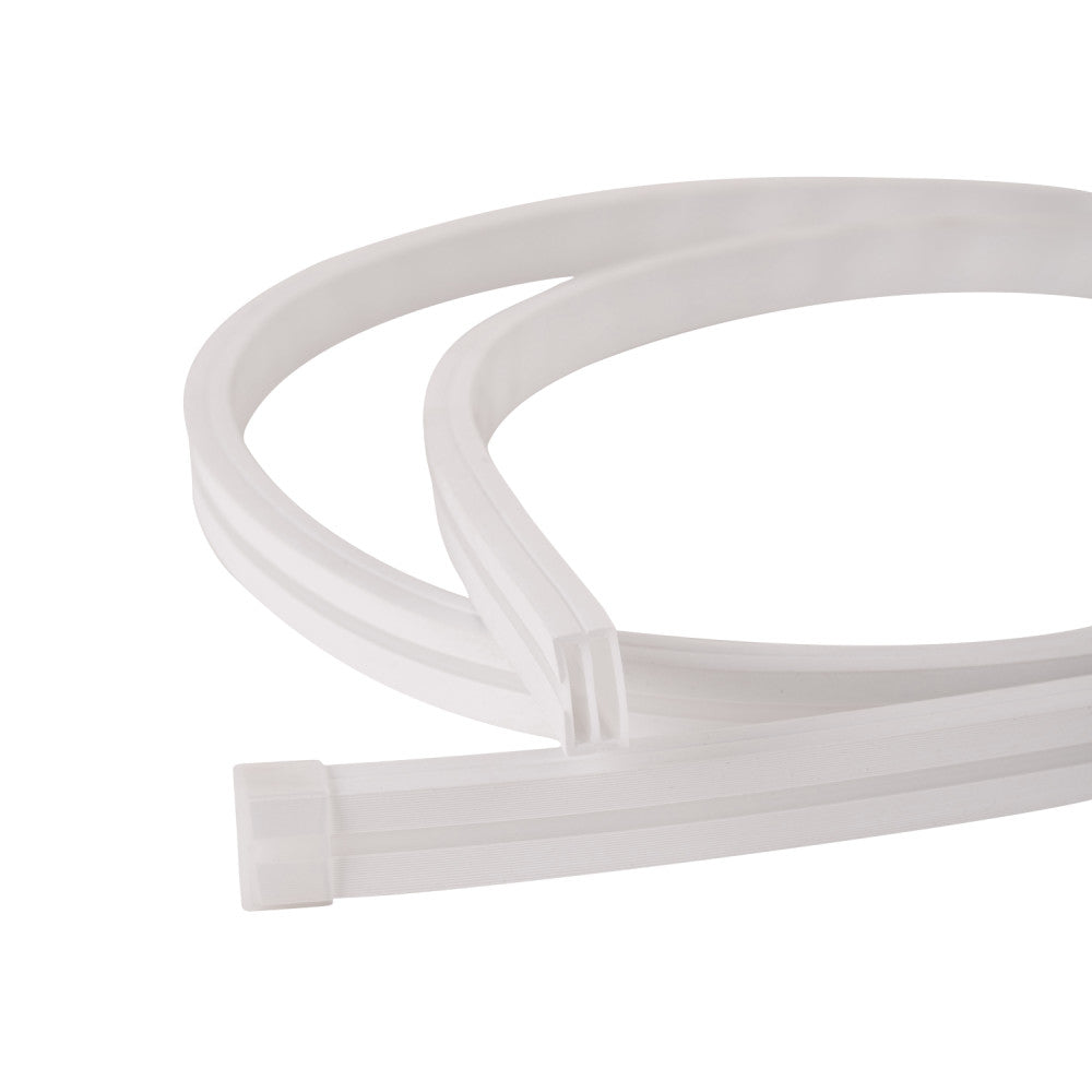 Perfíl PC Flexible para Tira LED Difusor Opal x 2M