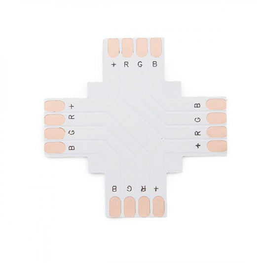 Conector Soldar + Tira LED RGB 10Mm