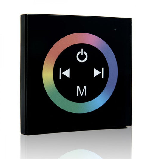 Controlador Empotrable Táctil Tira LED RGB 12-24VDC ► 144/288W