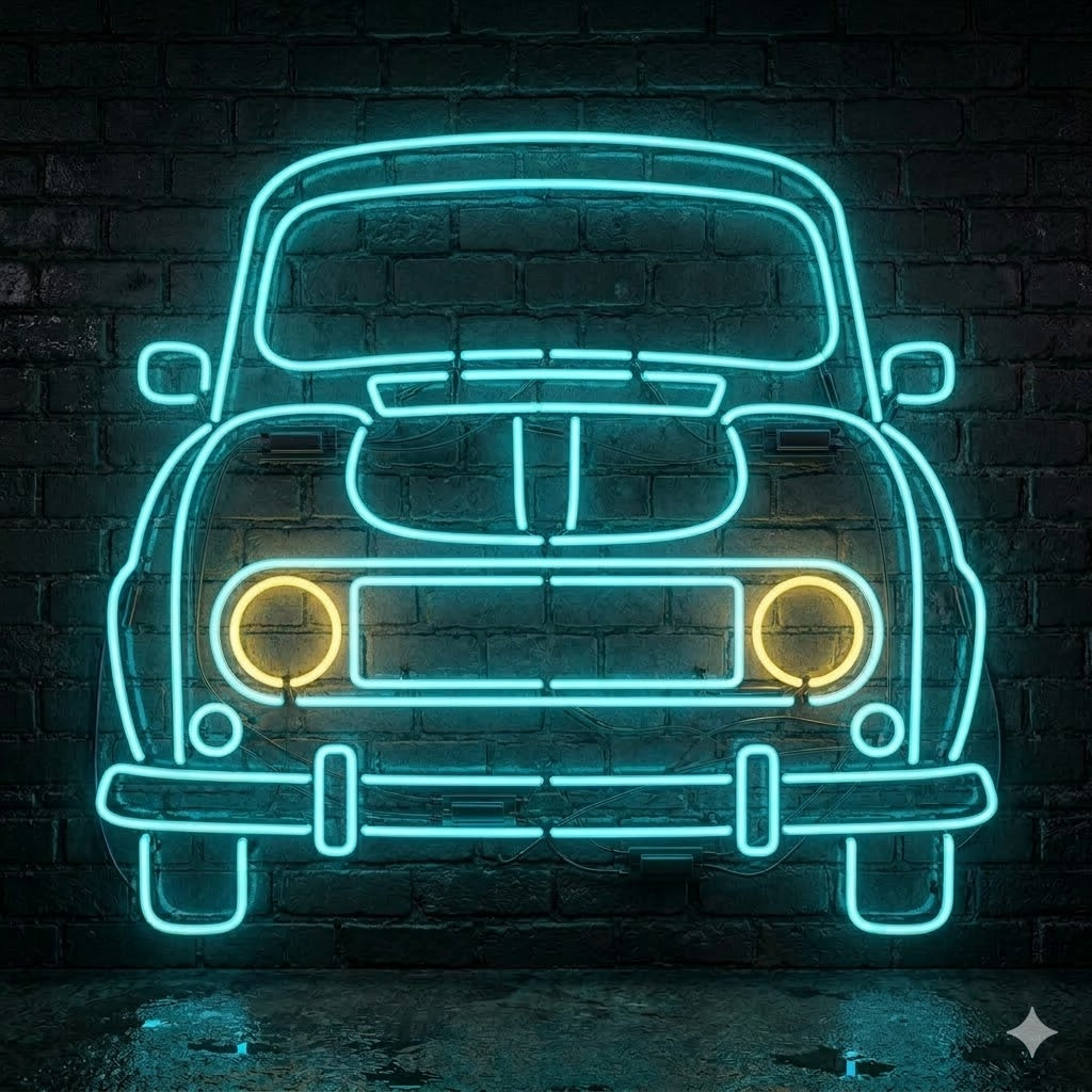 Letrero Luminoso de Neón LED, Diseño inspirado en el Clásico
