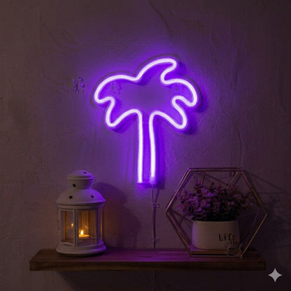 Letrero Neón LED Palmera – Luz Decorativa 12V