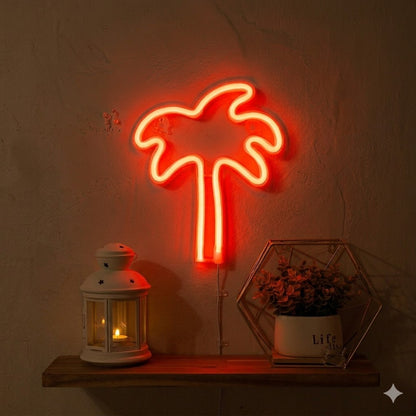 Letrero Neón LED Palmera – Luz Decorativa 12V