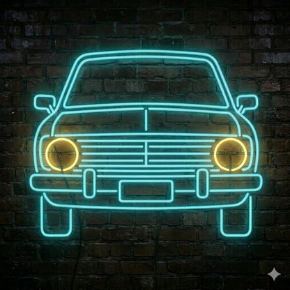 Letrero Luminoso de Neón LED, Diseño inspirado en Clásicos