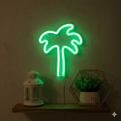 Letrero Neón LED Palmera – Luz Decorativa 12V