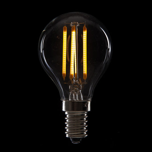 Bombilla LED E14 4W  288Lm 2000ºK Filamento G45 40.000H [WO-LF-G45-E14-4W-WW]